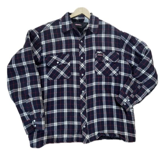 Vintage Dickies Flannel Shirt Winter Jacket - Picture 1 of 8